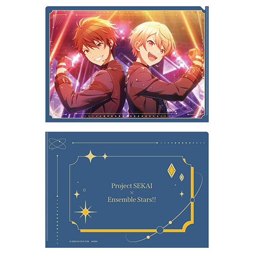 プロジェクトセカイ カラフルステージ！ feat. 初音ミク×あんさんぶるスターズ!!クリアファイル 天馬 司×守沢 千秋 ※2025年11月中旬出荷分 天馬 司×守沢 千秋
