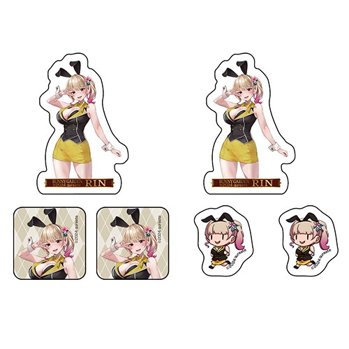 『バニーガーデン』凜 ミニステッカーセット※2025年11月中旬出荷分 凜
