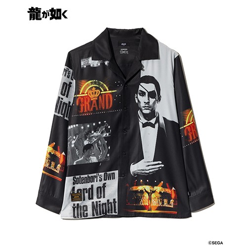 【龍が如く× glamb】Cabaret Master Majima Shirt MultiXL ※2025年11月中旬出荷分 Multi XL※6月下旬出荷分