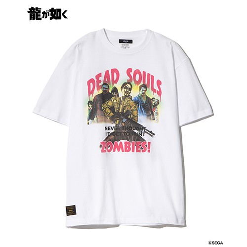 【龍が如く× glamb】Dead Souls T-shirt WhiteL White L※6月上旬出荷分