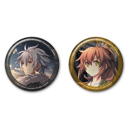 英雄伝説 界の軌跡 メタリック缶バッジセット【2個set】 クロウ＆トワ ※2025年11月中旬出荷分 【2個set】 クロウ＆トワ