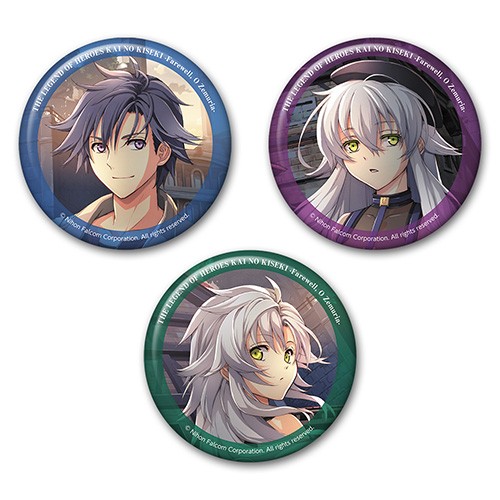 英雄伝説 界の軌跡 メタリック缶バッジセット【3個set】 リィン＆アルティナ＆フィー ※2025年11月中旬出荷分 【3個set】 リィン＆アルティナ＆フィー