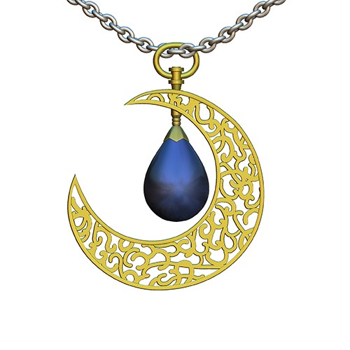 ユニコーンオーバーロード オーケストラコンサート 蒼石のペンダント（レプリカ）※2025年11月中旬出荷分 蒼石のペンダント（レプリカ）