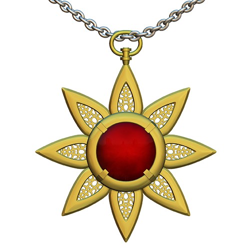 ユニコーンオーバーロード オーケストラコンサート 緋石のペンダント（レプリカ） 緋石のペンダント（レプリカ）