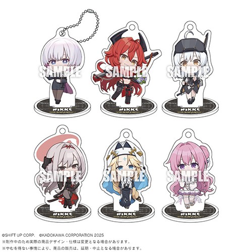 勝利の女神：NIKKE ファンミーティング、エンカウンター！ ～いつまでもずっと一緒だよ、指揮官様～アクリルスタンドキーホルダー（ランダム・全6種）