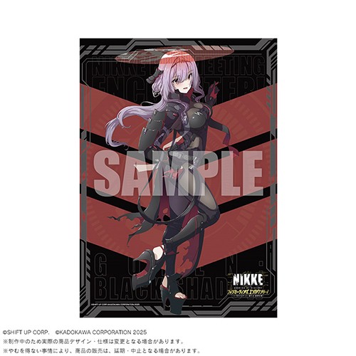 勝利の女神：NIKKE ファンミーティング、エンカウンター！ ～いつまでもずっと一緒だよ、指揮官様～メタルポスター・紅蓮：ブラックシャドウ ※2025年11月中旬出荷分 紅蓮：ブラックシャドウ