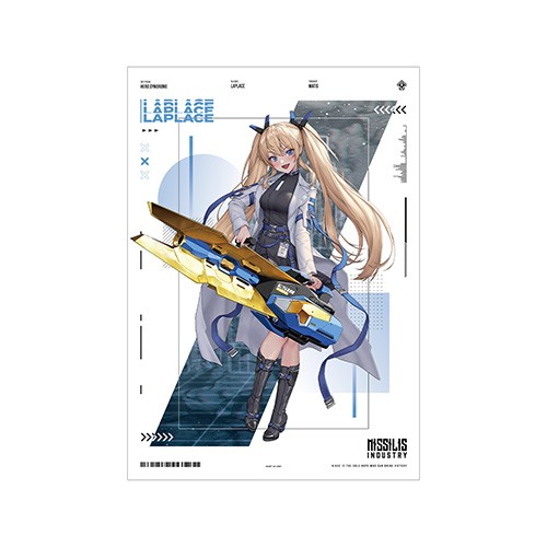勝利の女神：NIKKE　LOVECACAOさんイラスト ラプラスタクティカルファッションver. A3マット加工ポスター ラプラス