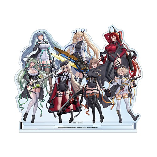 勝利の女神：NIKKE　LOVECACAOさんイラスト 集合 タクティカルファッションver.BIGアクリルスタンド ※2025年11月中旬出荷分 集合