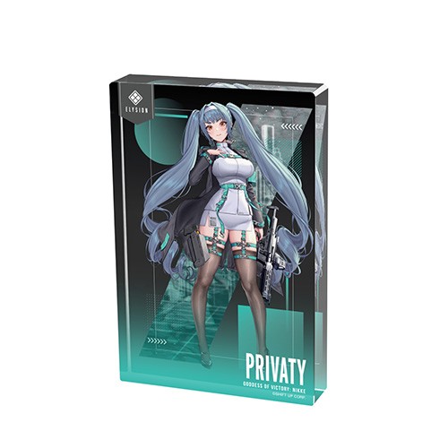 勝利の女神：NIKKE　LOVECACAOさんイラスト プリバティタクティカルファッションver. アクリルブロック ※2025年11月中旬出荷分 プリバティ