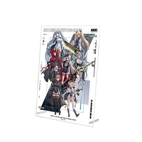 勝利の女神：NIKKE　LOVECACAOさんイラスト 集合 タクティカルファッションver.A4アクリルパネル ※2025年11月中旬出荷分 集合（A4アクリルパネル）