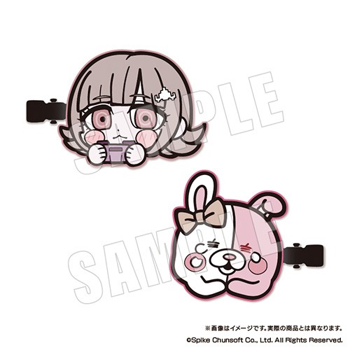 ダンガンロンパシリーズ×ぶくぶ 前髪クリップセット 04.七海千秋＆モノミ※2025年11月中旬出荷分 前髪クリップセット 04.七海千秋＆モノミ