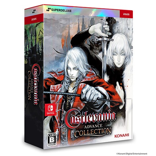 Castlevania Advance Collection DELUXE EDITION3Dクリスタルセット Switch（エビテン限定特典付き） ※2025年11月中旬出荷分 DELUXE EDITION 3Dクリスタル(特典付)Sw