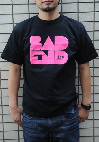 BADEND Tシャツブラック×ピンク Lサイズ ブラック×ピンク Lサイズ