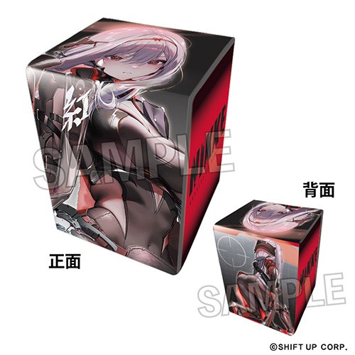 勝利の女神：NIKKE　イラスト合皮製デッキケースNT　紅蓮：ブラックシャドウ イラスト合皮製デッキケースNT　紅蓮：ブラックシャドウ