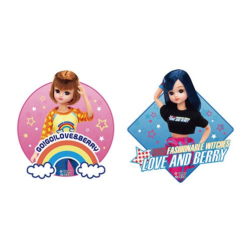 オシャレ魔女 ラブ and ベリー × リカちゃんステッカーセットA※2025年11月中旬出荷分 ステッカーセットA