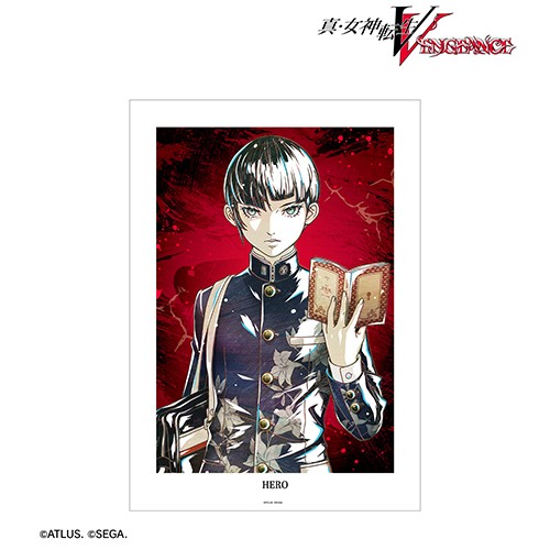 真・女神転生V Vengeance主人公 Ani-Art A3マット加工ポスター 主人公