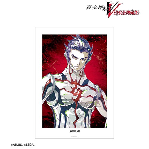 真・女神転生V Vengeanceアオガミ Ani-Art A3マット加工ポスター アオガミ