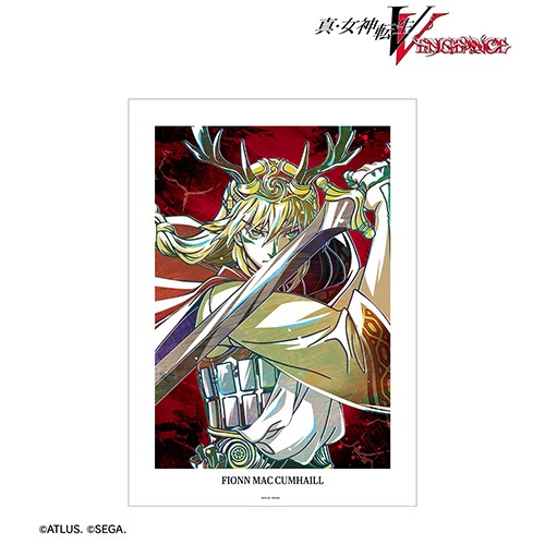 真・女神転生V Vengeanceフィン・マックール Ani-Art A3マット加工ポスター フィン・マックール