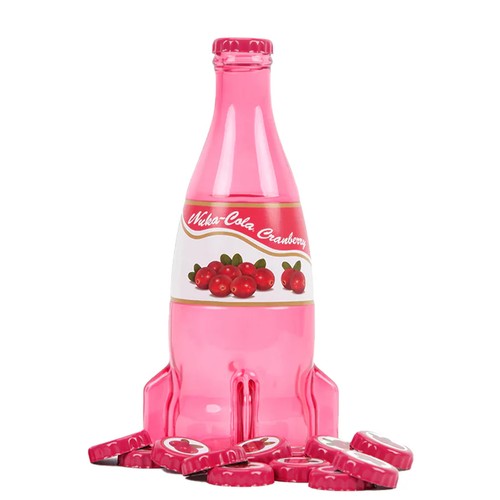 【Fallout】”ヌカ・コーラ クラムベリー” グラスボトル＆キャップ