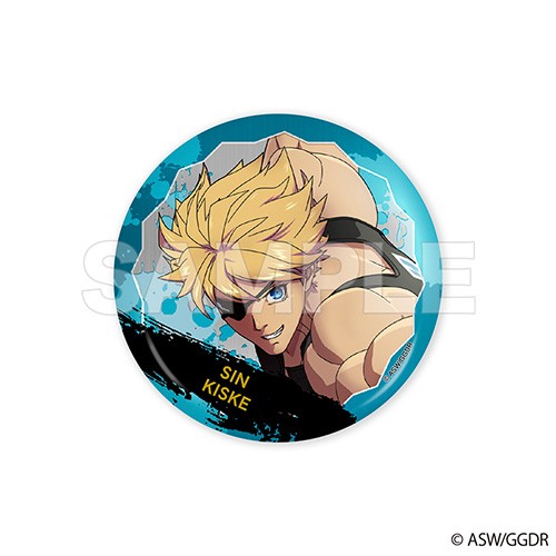 TVアニメ『GUILTY GEAR STRIVE: DUAL RULERS』 メタリック缶バッジシン＝キスク シン＝キスク