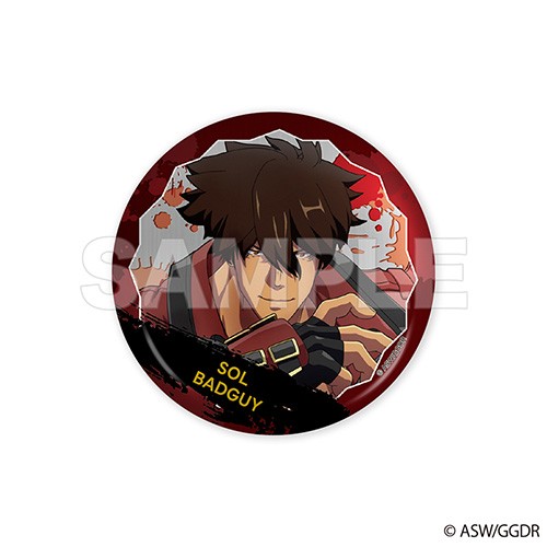 TVアニメ『GUILTY GEAR STRIVE: DUAL RULERS』 メタリック缶バッジソル＝バッドガイ ソル＝バッドガイ