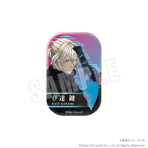 伊達鍵は眠らない - From AI：ソムニウムファイル スクエアカンバッジ 01.伊達鍵※2025年11月中旬以降出荷分 01.伊達鍵