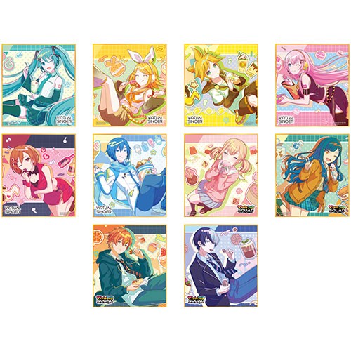 『プロジェクトセカイ カラフルステージ！ feat. 初音ミク』A/Bイラスト2023-2024 【単品】ミニ色紙コレクション A（全10種） ミニ色紙コレクション A 【単品】