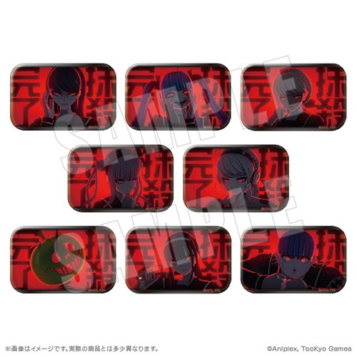 HUNDRED LINE -最終防衛学園- トドメ スクエアカンバッジコレクションVol.2【BOX】※2025年11月中旬以降出荷分 Vol.2【BOX】