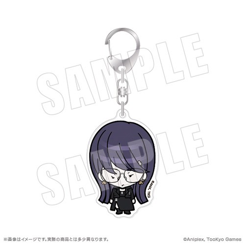 HUNDRED LINE -最終防衛学園- 公式デフォルメ アクリルキーホルダー 03.雫原比留子 03.雫原比留子