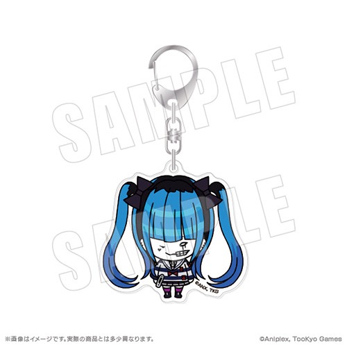 HUNDRED LINE -最終防衛学園- 公式デフォルメ アクリルキーホルダー 04.飴宮怠美※2025年11月中旬以降出荷分 04.飴宮怠美