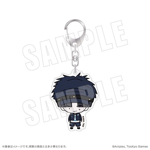 HUNDRED LINE -最終防衛学園- 公式デフォルメ アクリルキーホルダー 07.丸子楽 07.丸子楽