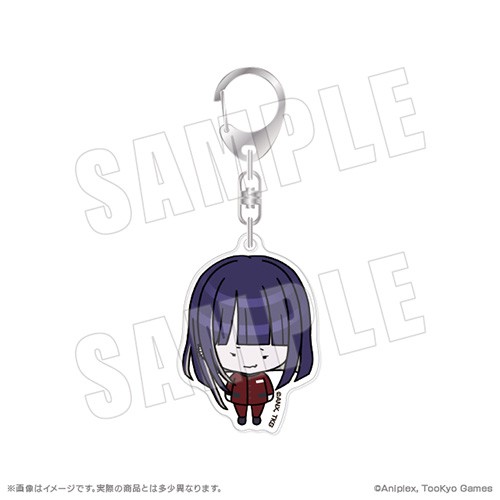 HUNDRED LINE -最終防衛学園- 公式デフォルメ アクリルキーホルダー 08.九十九今馬 08.九十九今馬