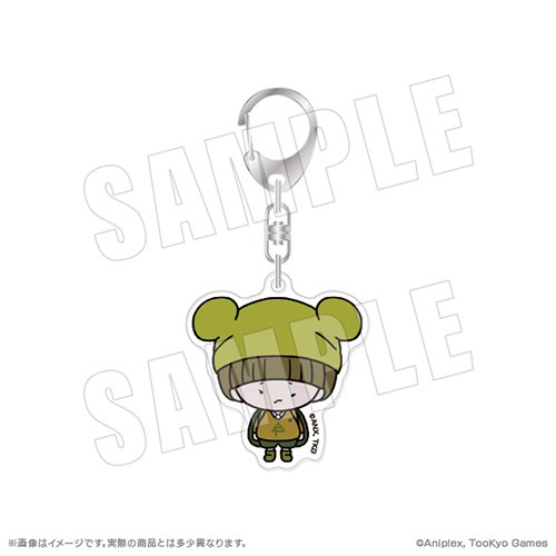 HUNDRED LINE -最終防衛学園- 公式デフォルメ アクリルキーホルダー 10.銀崎晶馬 10.銀崎晶馬