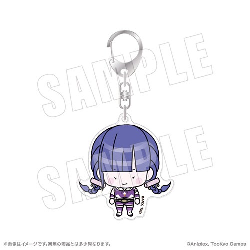 HUNDRED LINE -最終防衛学園- 公式デフォルメ アクリルキーホルダー 15.喪白もこ※2025年11月中旬以降出荷分 15.喪白もこ