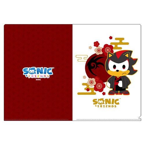 『SONIC & FRIENDS』和装シリーズ～冬のおでかけ～ A4クリアファイル＜シャドウ＞※2025年11月中旬以降出荷分 ＜シャドウ＞