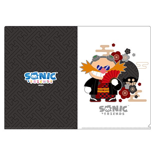 『SONIC & FRIENDS』和装シリーズ～冬のおでかけ～ A4クリアファイル＜Dr.エッグマン＞※2025年11月中旬以降出荷分 ＜Dr.エッグマン＞