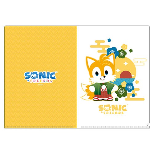 『SONIC & FRIENDS』和装シリーズ～冬のおでかけ～ A4クリアファイル＜テイルス＞※2025年11月中旬以降出荷分 ＜テイルス＞
