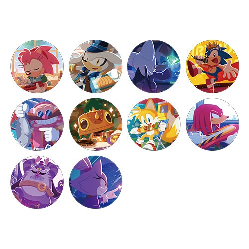 『ソニック・ザ・ヘッジホッグ』缶バッジコレクション ＜丸形＞（SONIC PICT）【BOX】（全10種）※2025年11月中旬以降出荷分 【BOX】（全10種）
