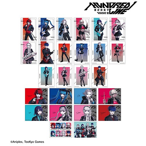 HUNDRED LINE -最終防衛学園- 描き下ろし ロックバンドver.トレーディングブロマイド（BOX） トレーディングブロマイド（BOX）