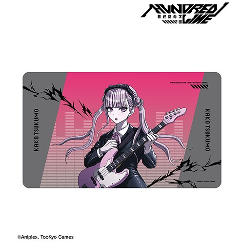 HUNDRED LINE -最終防衛学園- 描き下ろし 九十九過子 ロックバンドver.マルチデスクマット マルチデスクマット 九十九過子 ロックバンドver.