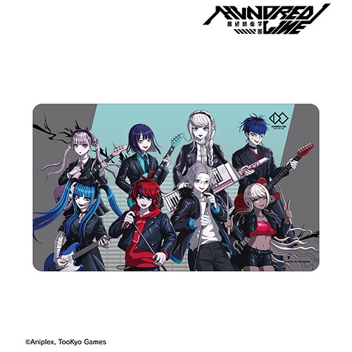 HUNDRED LINE -最終防衛学園- 描き下ろし 集合 ロックバンドver.マルチデスクマット マルチデスクマット 集合 ロックバンドver.