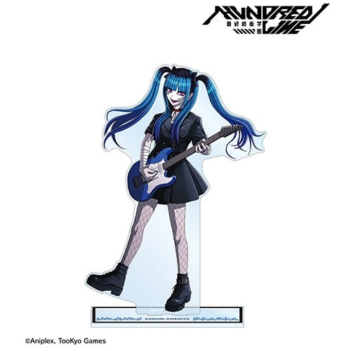 HUNDRED LINE -最終防衛学園- 描き下ろし 飴宮怠美 ロックバンドver.特大アクリルスタンド 特大アクリルスタンド 飴宮怠美 ロックバンドver.