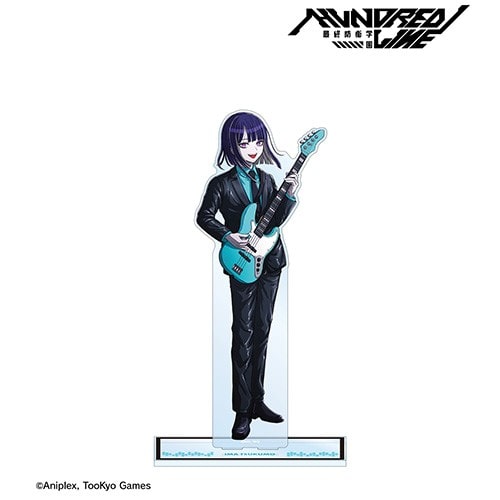 HUNDRED LINE -最終防衛学園- 描き下ろし 九十九今馬 ロックバンドver.特大アクリルスタンド 特大アクリルスタンド 九十九今馬 ロックバンドver.