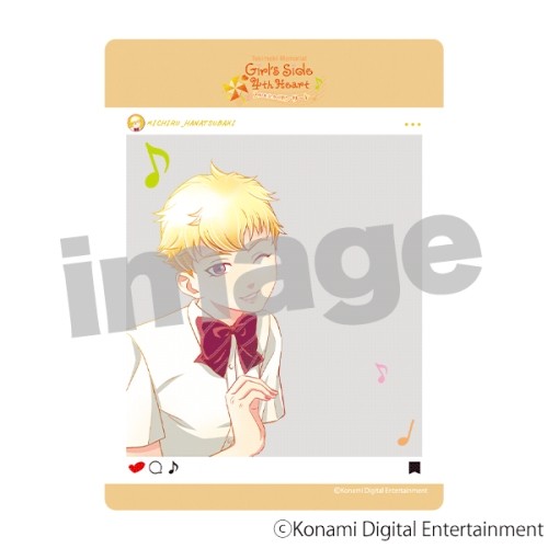 【ときめきメモリアル Girl's Side 4th Heart 2周年記念コンサート】ときめきフレームのクリアカード　花椿 みちる※2025年11月中旬以降出荷分 花椿 みちる