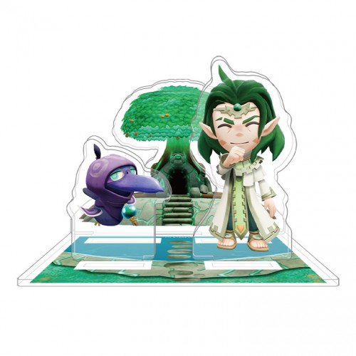 『ファンタジーライフi グルグルの竜と時をぬすむ少女』 オリジナルアクリルジオラマ迷宮樹のウロ (エシェン＆カラス) 迷宮樹のウロ (エシェン＆カラス)