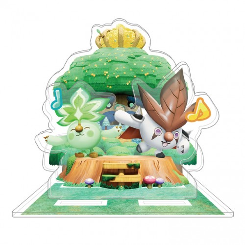 『ファンタジーライフi グルグルの竜と時をぬすむ少女』 オリジナルアクリルジオラマちょうろう樹 (ヨハネス＆リーファ) ちょうろう樹 (ヨハネス＆リーファ)