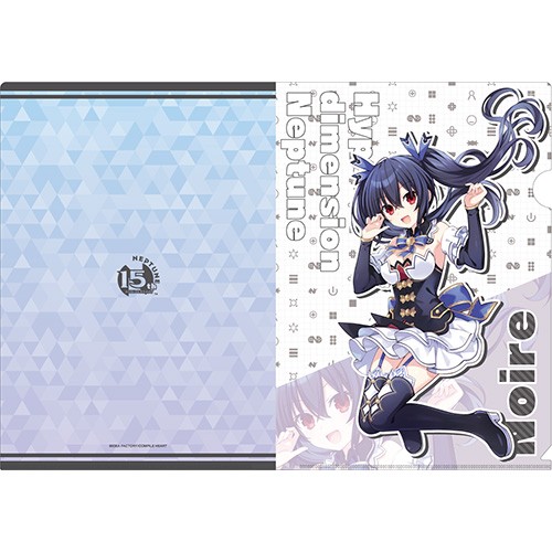 ネプテューヌシリーズ15周年記念グッズ　描き下ろしA4クリアファイル　ノワール 描き下ろしA4クリアファイル　ノワール