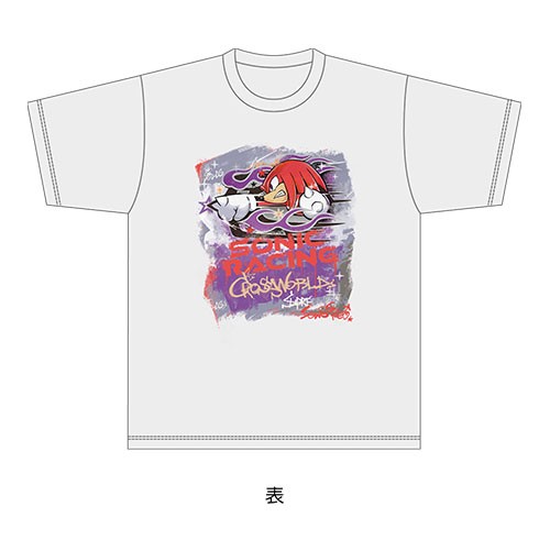 『ソニックレーシング クロスワールド』ストリートアート風Tシャツ ナックルズ Mサイズ※2025年11月中旬以降出荷分 ストリートアート風Tシャツ ナックルズ Mサイズ