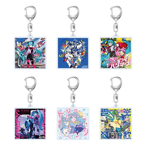 ソニックレーシング クロスワールド×初音ミク CDジャケットキーホルダーコレクションBOX（全6種） CDジャケットキーホルダーコレクション BOX（全6種）