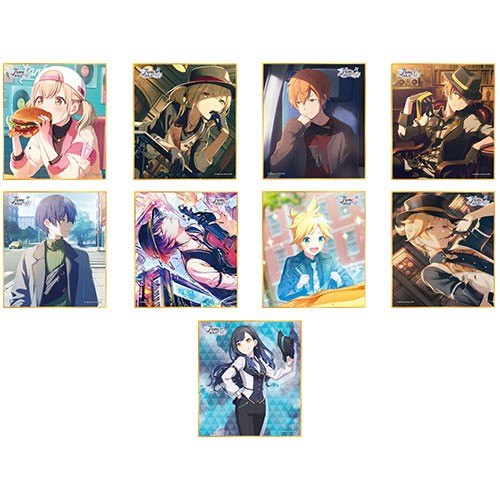 『プロジェクトセカイ カラフルステージ！ feat. 初音ミク』ミニ色紙コレクション 第54弾B【BOX】Time to take off！（全9種） 第54弾B　【BOX】